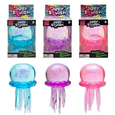 New Nee Doh Jelly Hops Octopus Squish Toy, Waterproof Beach Pool Water Play Toy, Stress Relief Sensory Fidget Gift For Kids