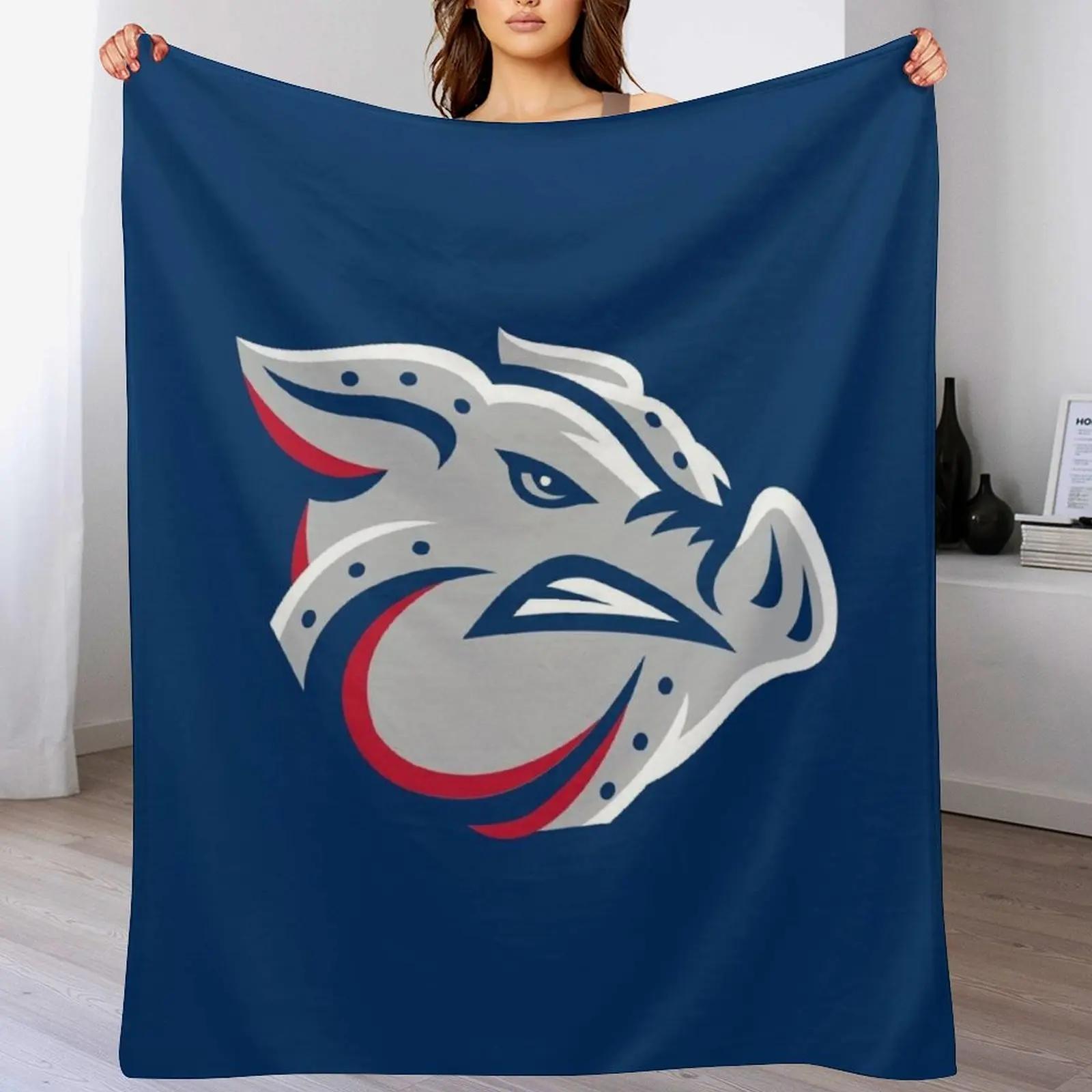 Lehigh Valley IronPigs Throw Blanket Luxurious Soft Fuzzy Blanket for Sofa Bed 102x76cm(40x30in)