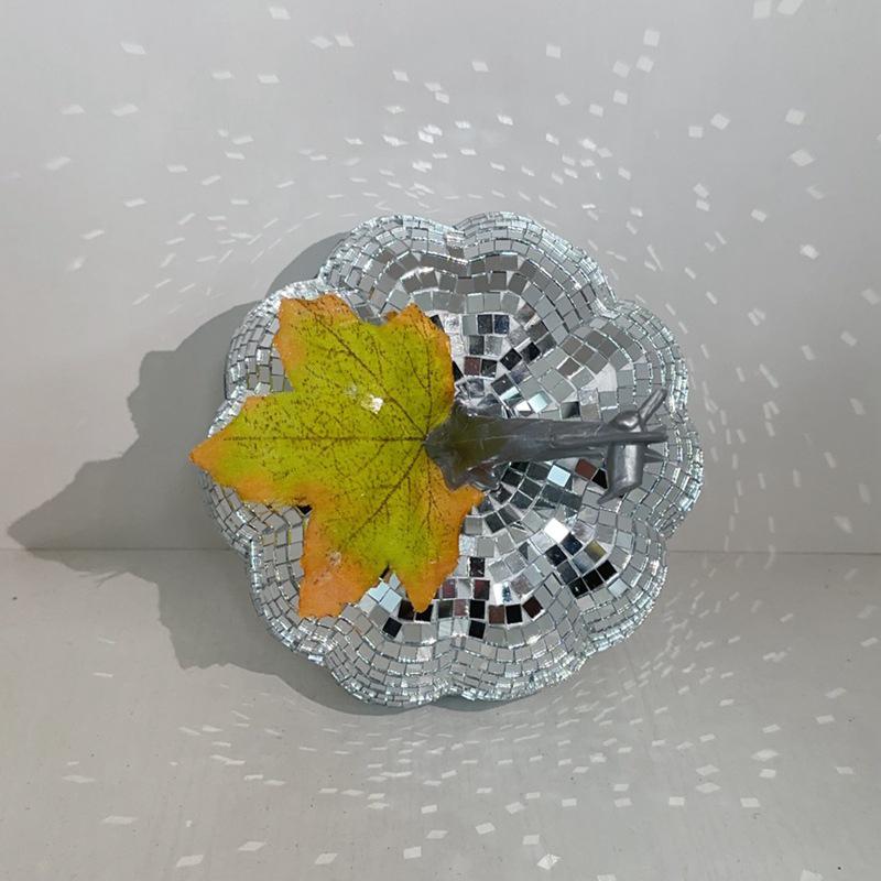 1PC Mirror Disco Pumpkin Home Decorations Gift For Friend Bar Party Accessories Halloween Aesthetic