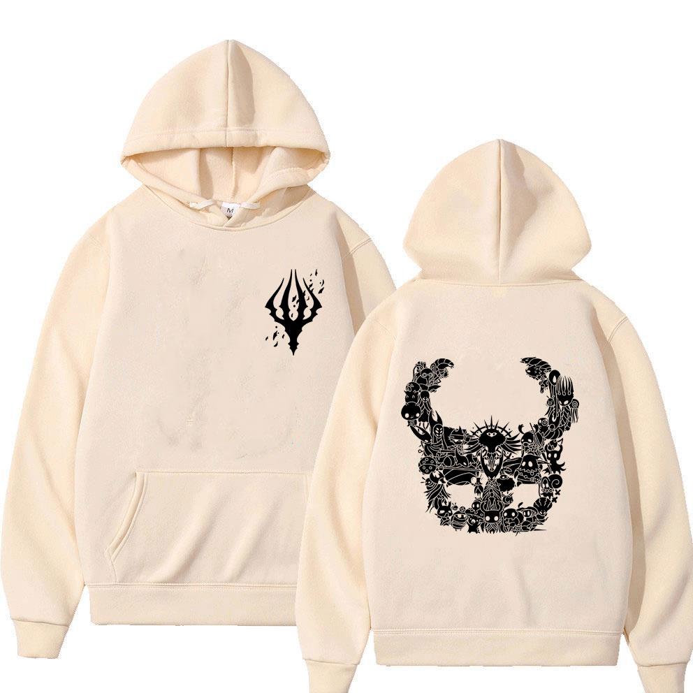 Game Hollow Knight Logo Graphic Hoodie Wo Casual Oversized Pullover Hoodies Unisex Fashion Vintage Hooded Sweatshirt