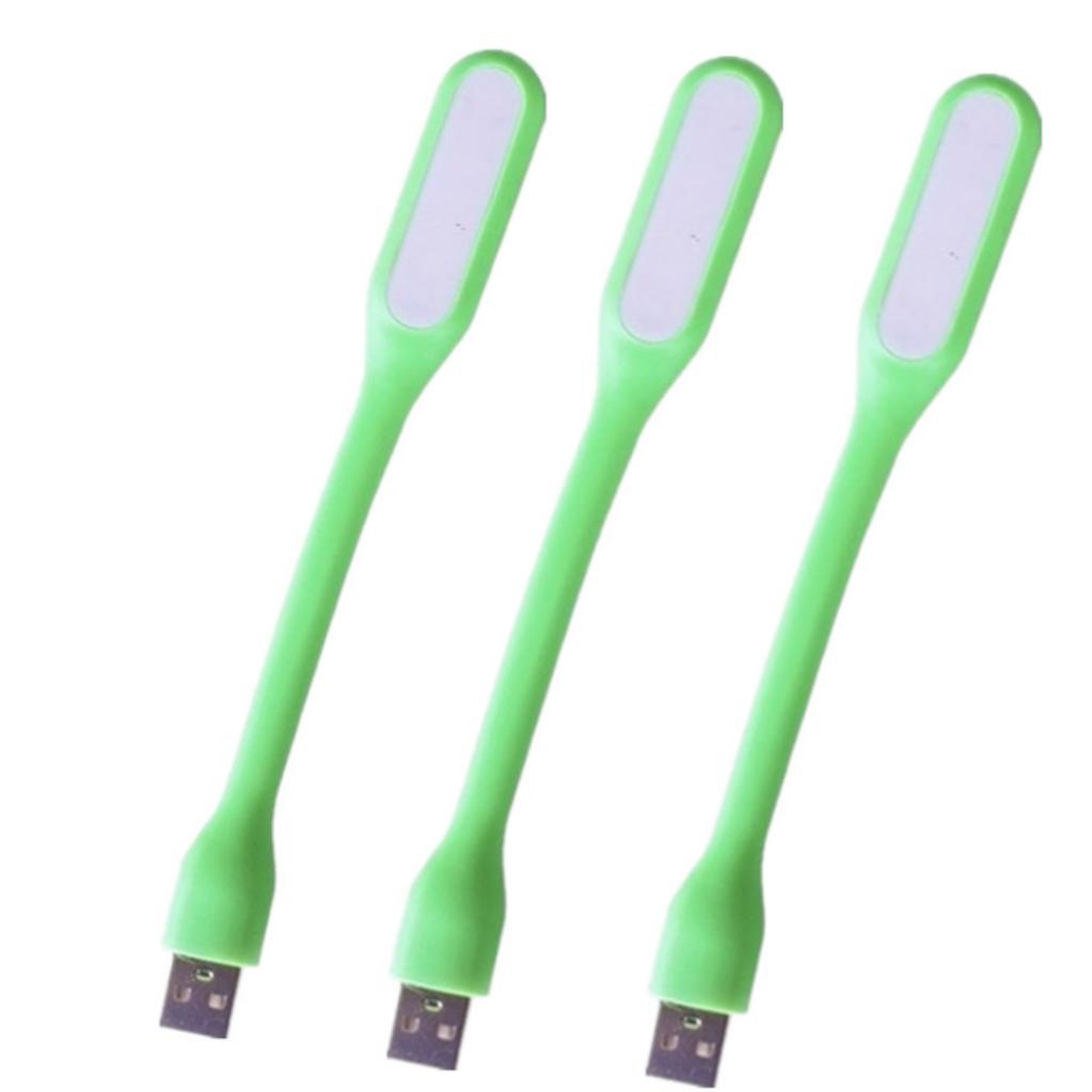 3 Pcs USB 5V LED Book Reading Light Lamp Mini Travel Table Lamp For Power Bank PC Notebook Laptop Flexible Bendable Night Light