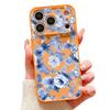 Blue Rose Flowers Pattern Case For iPhone 17 Pro Max Magnetic For Magsafe Skin Feeling Cover For iPhone 16 15 14 13 Pro Max