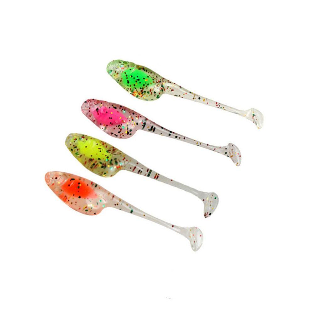 

20PCS 5cm 1.3g Fishing Jig Lure TPE Floating Minnow Baits New Fishing Soft Lures Fishing помаранчевий