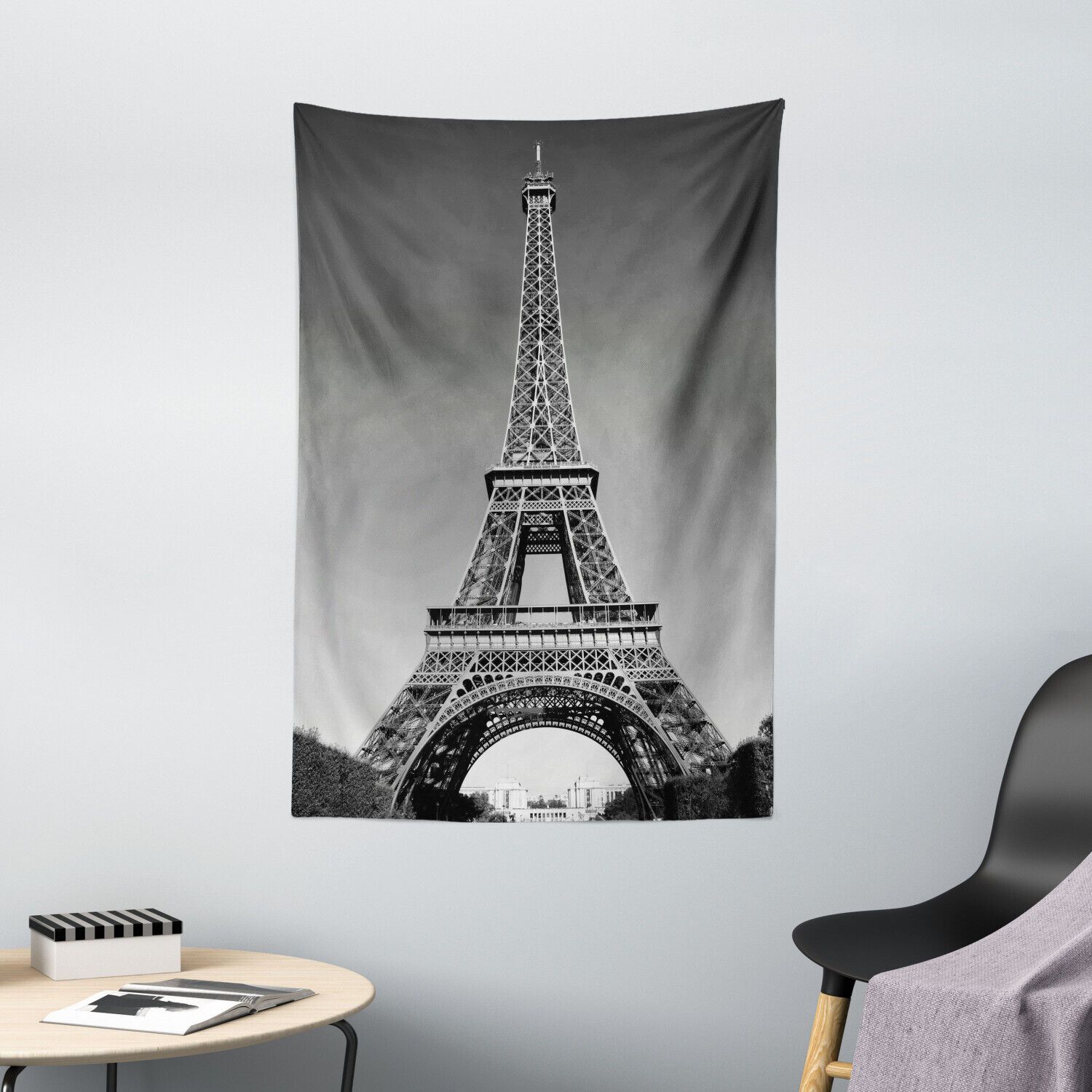 Tapestry Eiffel Tower Paris landmark 75x100