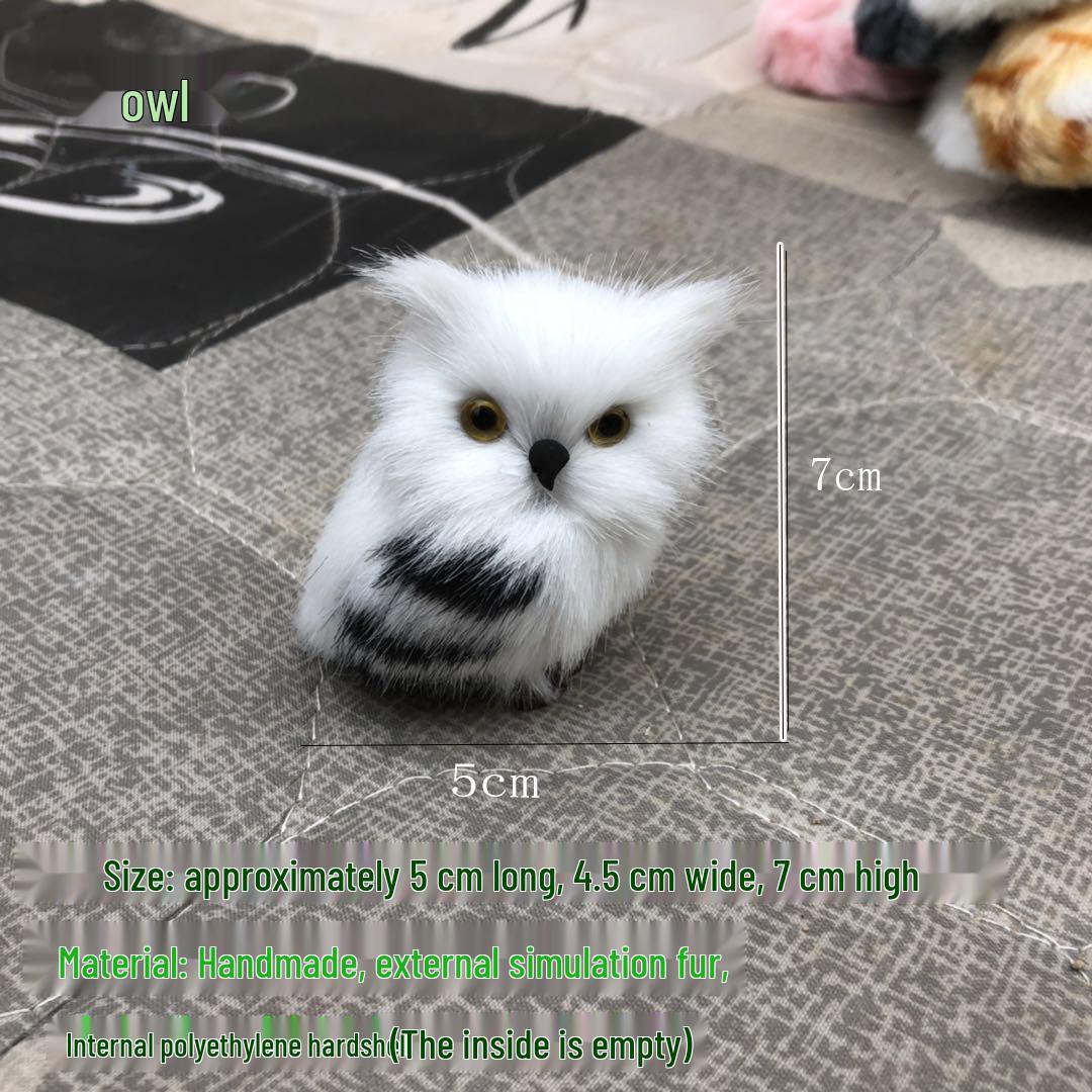 Harry Potter Owl Garden Ornament - Mini Fur Night Wedding Toy