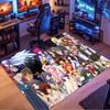 Key Anime Characters Collection Area Rug, Clannad Air Kanon Anime Floor Mat, Non Slip Carpet for Living Room Bedroom, Anime Home Decor Rug