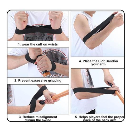 3 Teile/satz Baseball Swing Trainer Bands Elastische Baseball Batting Training Band Softball Schlagen Widerstand Bands Training Gürtel Praxis Ausrüstung für