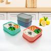 Meal Box Leakproof Food Box 800ML Lunch Box Meal Prepping Box Fruit Box Silicone Texture Food Storage Containers