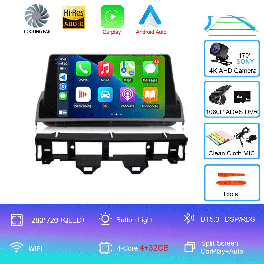 9 Inch For Mazda 6 2007 2003 2004 2005 2006 2002 - 2015 Multimedia Car DVD Player Navigation GPS Radio Wifi BT 4G LTE 128G Andro