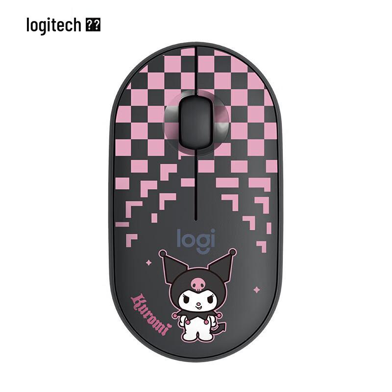 

Logitech Pebble Wireless Mouse - Sanrio Kuromi Chessboard Edition