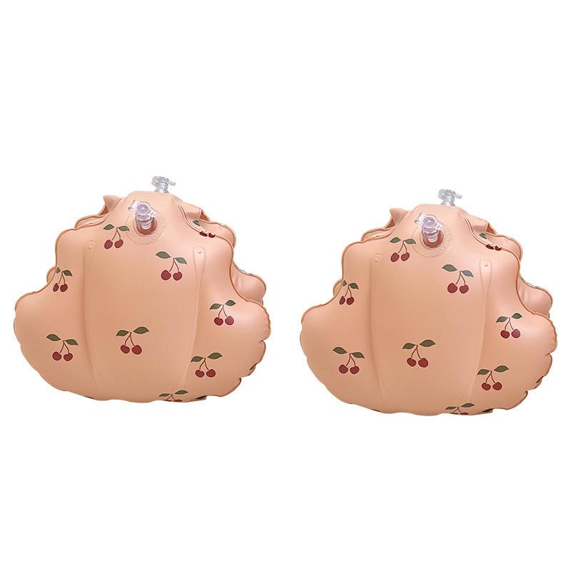 1Pair Pool Buoy Armbands Double Air Bag Inflatable Swimming Pool Arm Floaters PVC Printed Adult Kids Swimming Accessories