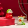 Cute New Year Snake Figurine Zodiac Snake 2025 Snake Year Mascot  Home Office Accessories