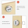 Zinc Alloy Password Locker Home Security Wardrobe Code Lock New Drawer Combination Lock  Cabinet