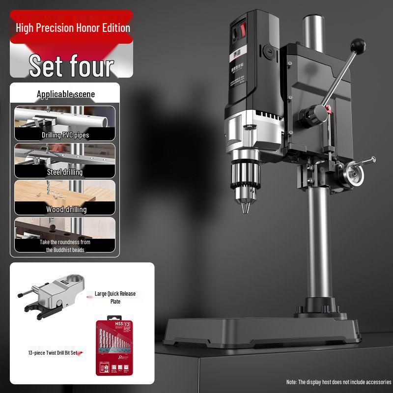 High-Power 220V Industrial-Grade Bench Drill: Multi-Functional Household Drilling Machine
