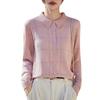 Women's Knit Lapel Cardigan: Light Hollow Jacket, Long Sleeve Spring/Summer Top