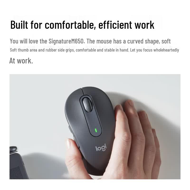 

Logitech G M650M Wireless Bluetooth Silent Mouse