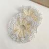 Korean-Style Floral Lace Multi-Layer Scrunchie for Women