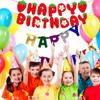 Red Happy Birthday Banner Birthday Party Decor Celebration Banners Strawberry Banners  Home Indoor