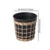 Handmade Woven Pot with Drainage for Indoor Plants Office Decoration