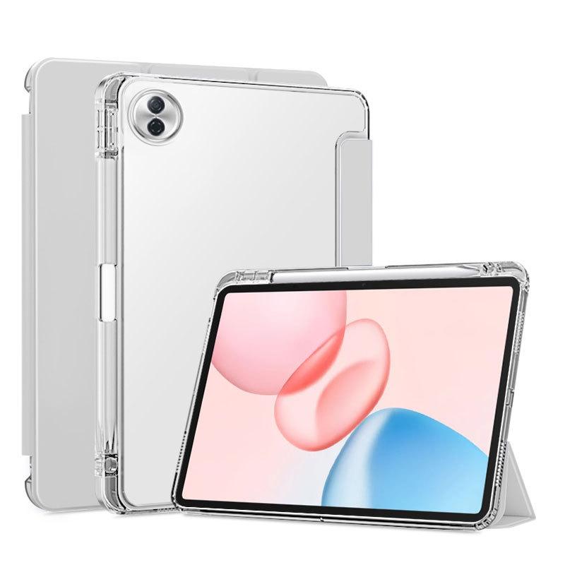 For Huawei Honor Pad 10 Case HEY3-W00 HEY3-W10 12.1inch with Pen Holder Trifold PU Leaher TPU Back Stand Tablet Funda