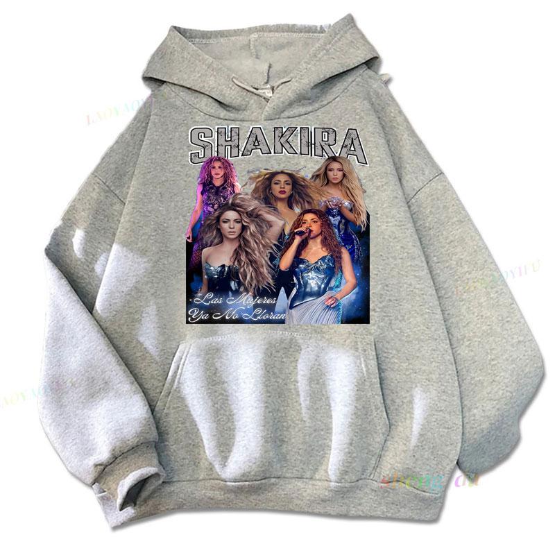 

Shakira Printed Men s Hoodie Autumn Winter Long Sleeve Sweatshirt Shakira Pullover Unisex Hip Hop Rapper Music Clothing 3XL