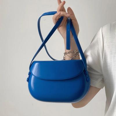 Candy Color Women Saddle Shoulder Bag Portable Female Clutch Purse Handbags Crossbody Bag Fashi Ladies Small Messenger Bags