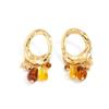 Ingemark Vintage Acrylic Beads Tassel Stud Earrings Women Bohemian Gold Color Hollow Geometric Earrings 2026 New Jewelry Gifts