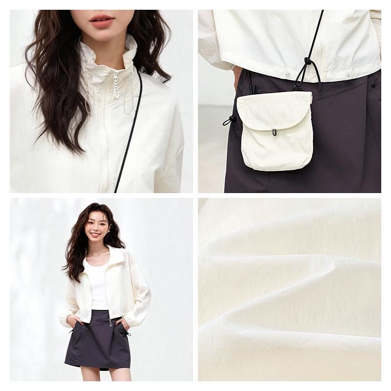 Veste courte à revers protection UV style MJ pour femme