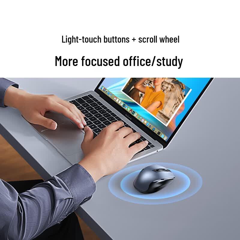 Ugreen Sessiz Tıklamalı Çift Modlu Kablosuz Fare