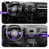 18PCS Full Set Interior Trim Kit For Jeep Wrangler JK JKU 2011-2018 4 Door,Center Console Door Handle Side Outlet Cup Holder Gear Cover Trim (Purple)