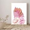 Fashion Nail Polish Eyelash Posters and Prints Beauty Salon Canvas Nordic Painting Wall Art Picture for Living Room Home Decor