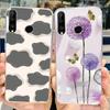 For Huawei P30 Lite Case 2020 Fashion Flower Bumper Soft Silicone Clear Cover For Huawei P30 Lite Pro Fundas P 30 P30Lite Hoesje