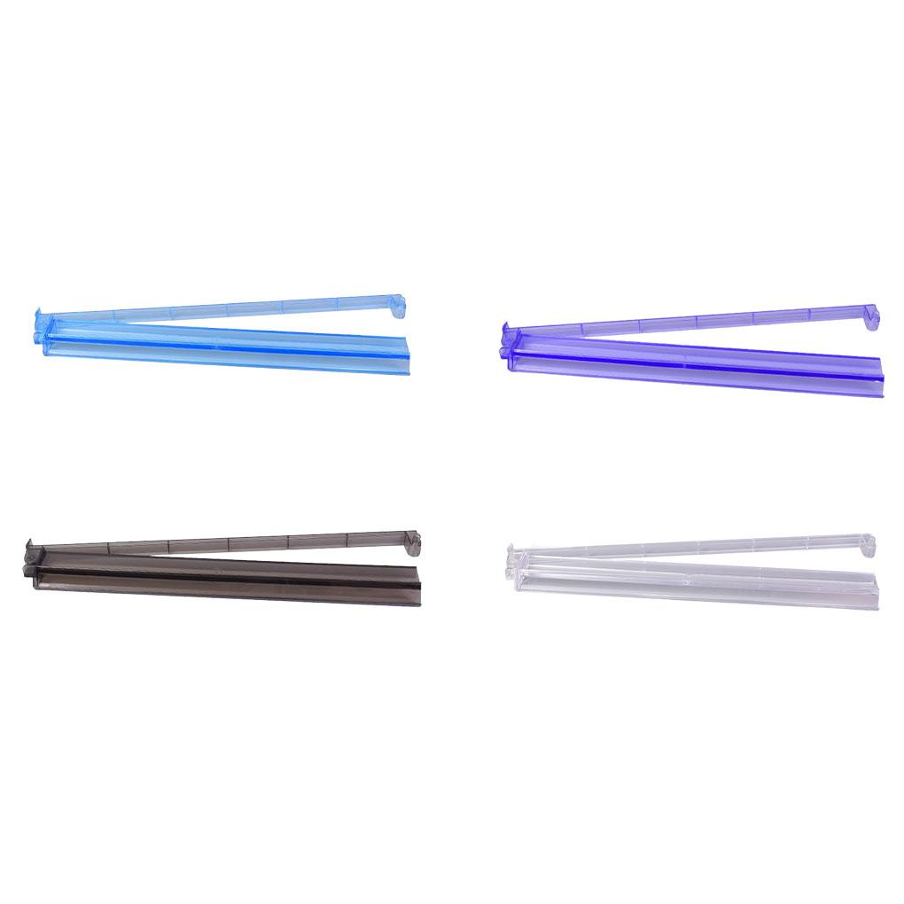 4pcs Transparent Acrylic American Mahjong Racks Pushers Set Western Mahjong Accessories Mah Jong