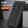 For Samsung Galaxy Z Fold 7 Case Hard With Stand Tempered Glass Film Protective Back Cover For Samsung Z Fold7 6 5 4 Phone Shell