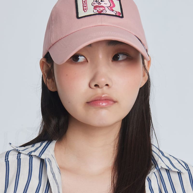 

BLACK SANDS Animal Wappen Bunny Ball Cap (2 colors) BLACK_2