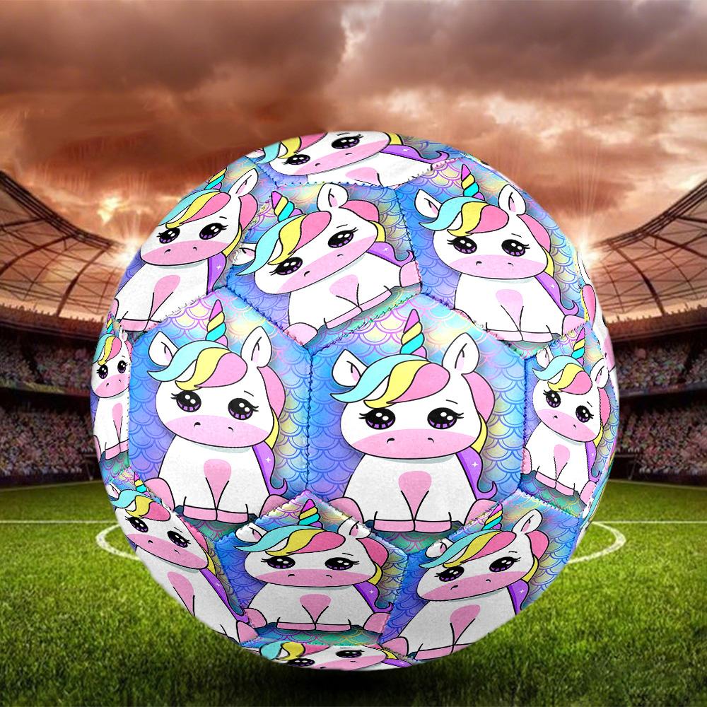 Uni-horse Indoor Soccer Ball Size 5 Colorful All Ages Machine Stitched PVC Competition Ready Durable High-Bounce