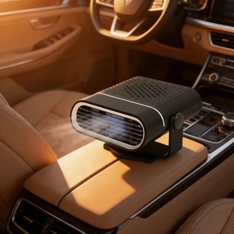Car Mounted Heater Fast Heating & Defrosting Ultra-Quiet Operation 12V for Cars & 24V for Trucks Winter Heating Essential