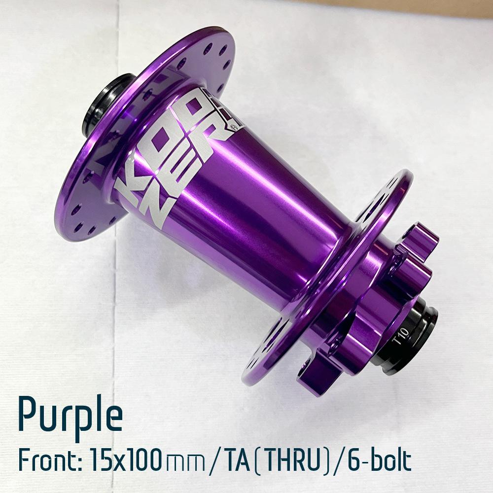 Koozer Xm490Pro 32 Hole Front Hub 15X100 5X100 Noisy Cube 28-Hole 36-Hole Mtb Hubs 6 Bolt Thru Axle Quick Release Mtb Front Hub