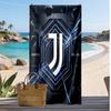 מגבת חוף מודפסת של יובנטוס FC, מגבת רכה מתייבשת במהירות, שמיכת חוף מלבנית גדולה ניידת לנסיעות, בריכת שחייה