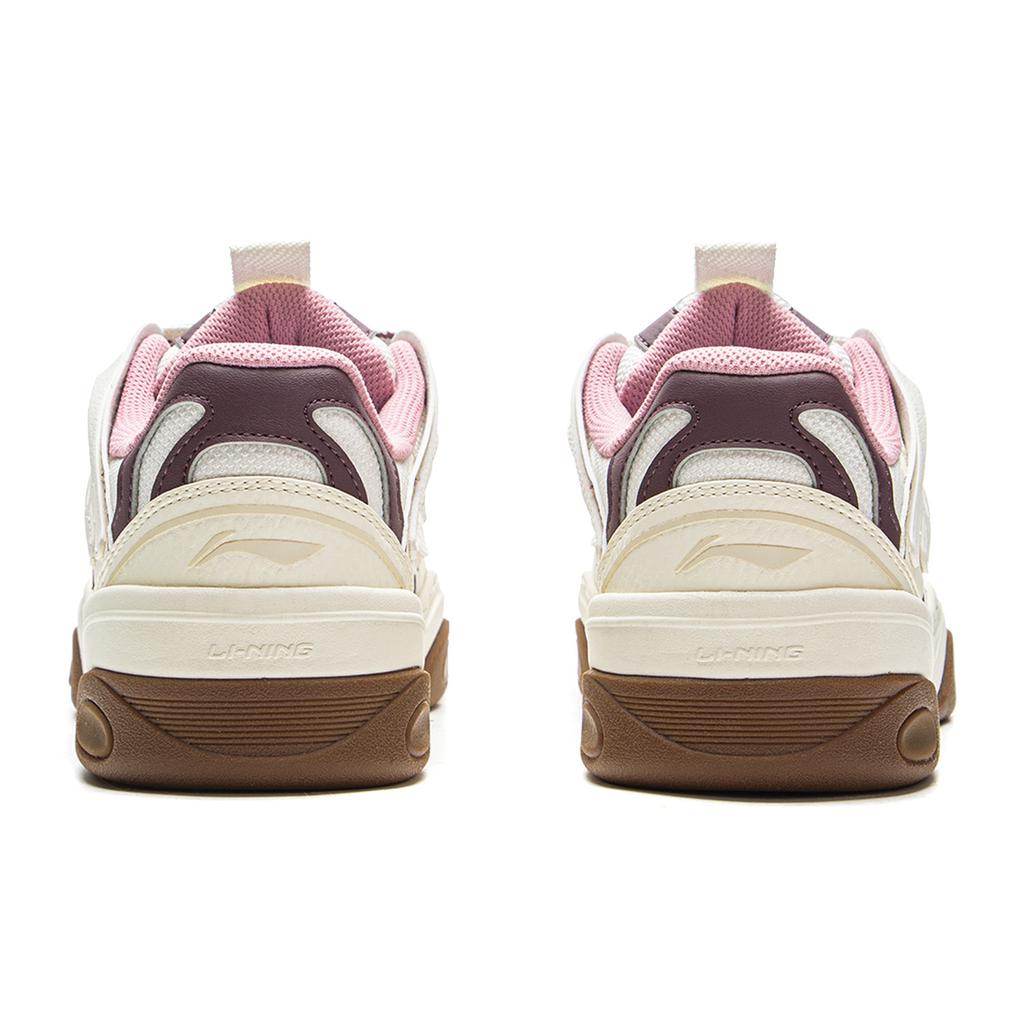 Li Ning Campaign 3 Slip Resistant Cushioning Abrasion Resistant Height Increasing Low Top Skateboard Shoes Women's AGCV326-1