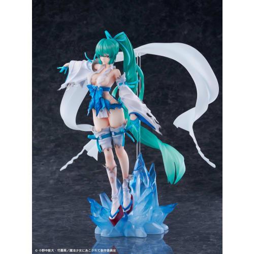Longing for a Magical Girl" Magia Azul Thin Ice Shrine Maiden DX Ver. 1/7 Scale Complete Figure Made of PVC & ABS, Painted and Finished