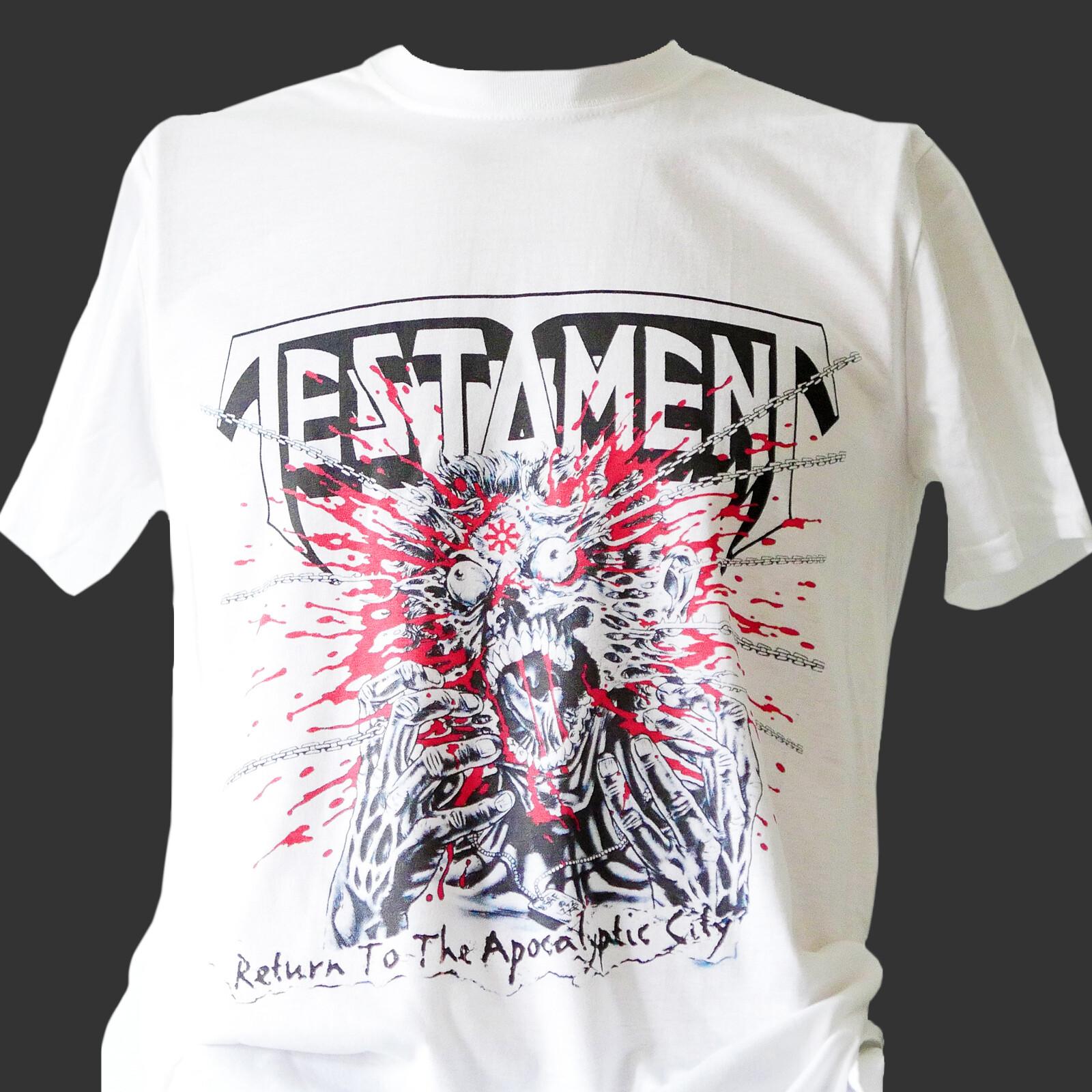 TESTAMENT ROCK METAL T-Shirt Mens Womens Tees Top unisex S-3XL XL