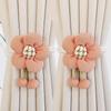 Drape Tieback Holders Curtain Tiebacks Flower Curtain Buckles Rope Decorative Curtain Holdbacks for Office Home Decors