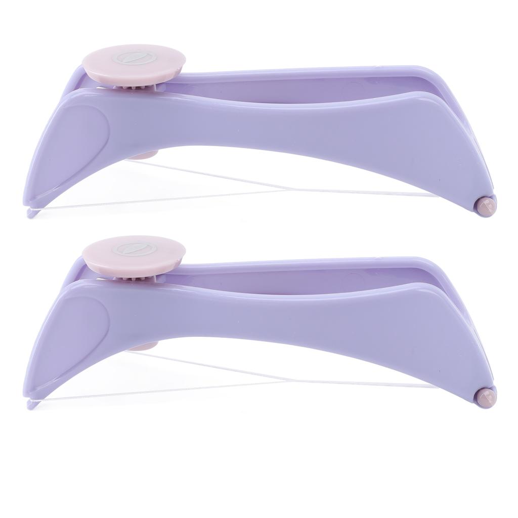 2pz Pinzetta Manuale per Depilazione Facciale con Filo Depilazione Facciale Delicata Indolore per Mento Baffi Braccia Gambe