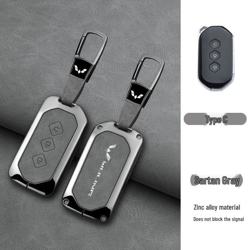 Wuling Hongguang Mini EV Key Case for Bingo, Hongguang S/S3, Jiachen, Star Chima, Macaron, and Kaijie.