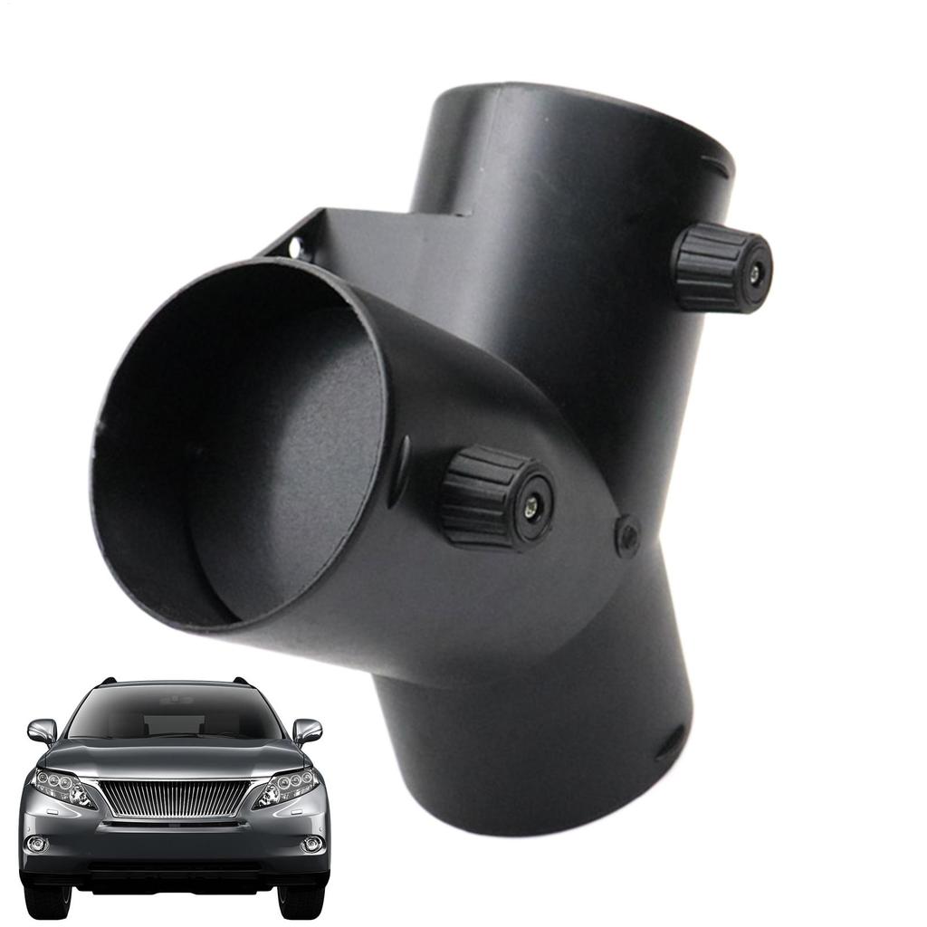 Parkheizungs-Doppelventil-Adapter 75mm Y-Form 3-Wege-Luftkanal-Verteilerstecker Dieselheizungs-Auspuffrohr für LKW