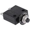 Disjoncteur thermique réarmable à bouton-poussoir 125-250V AC / 50V DC – 18 A, noir