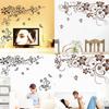 Beautiful Butterfly Vine Flower Vinyl Wall Decals Featuring Stylish Plant Theme For Home Enhancement