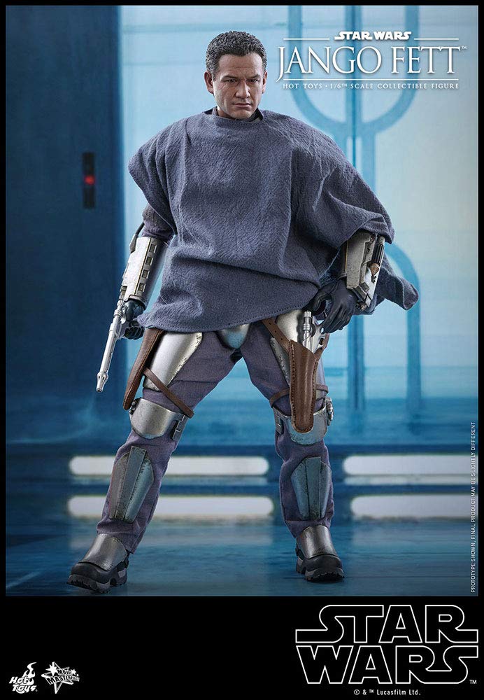 Hot Toys Movie Masterpiece Star Wars Episode Attack of the Clones Jango Fett Scale Blue II 1/6 Figure,
