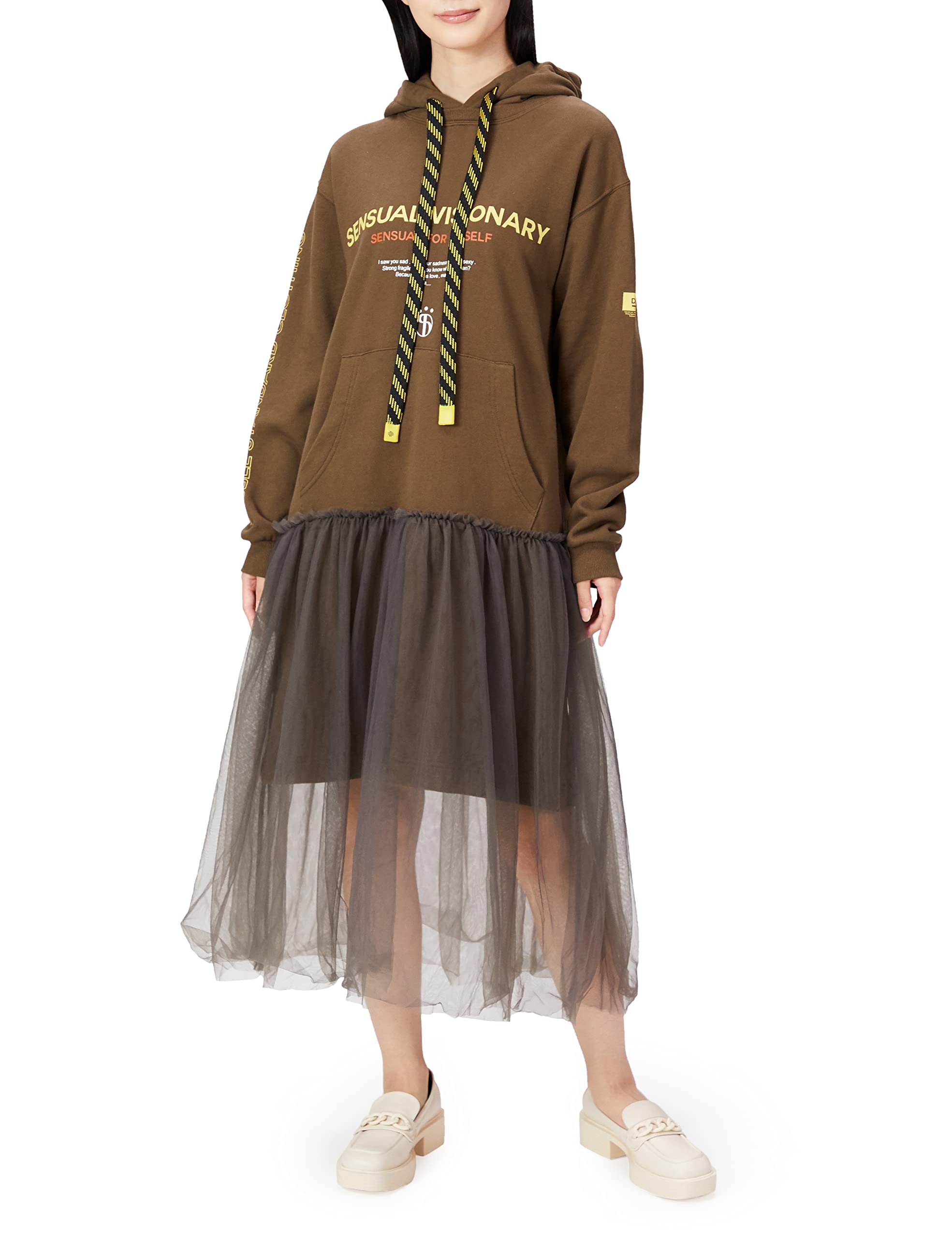 

Double Standard Clothing Tulle Docking Parka Size 36 Dress, 0201-200-223, Women s, Mocha,